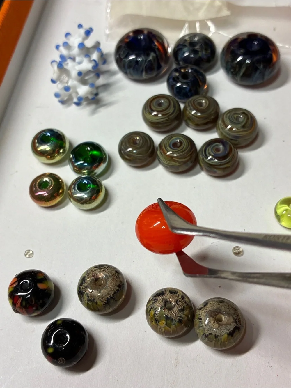 Assorted Glass Lampwork Beads - Multicolor Mix